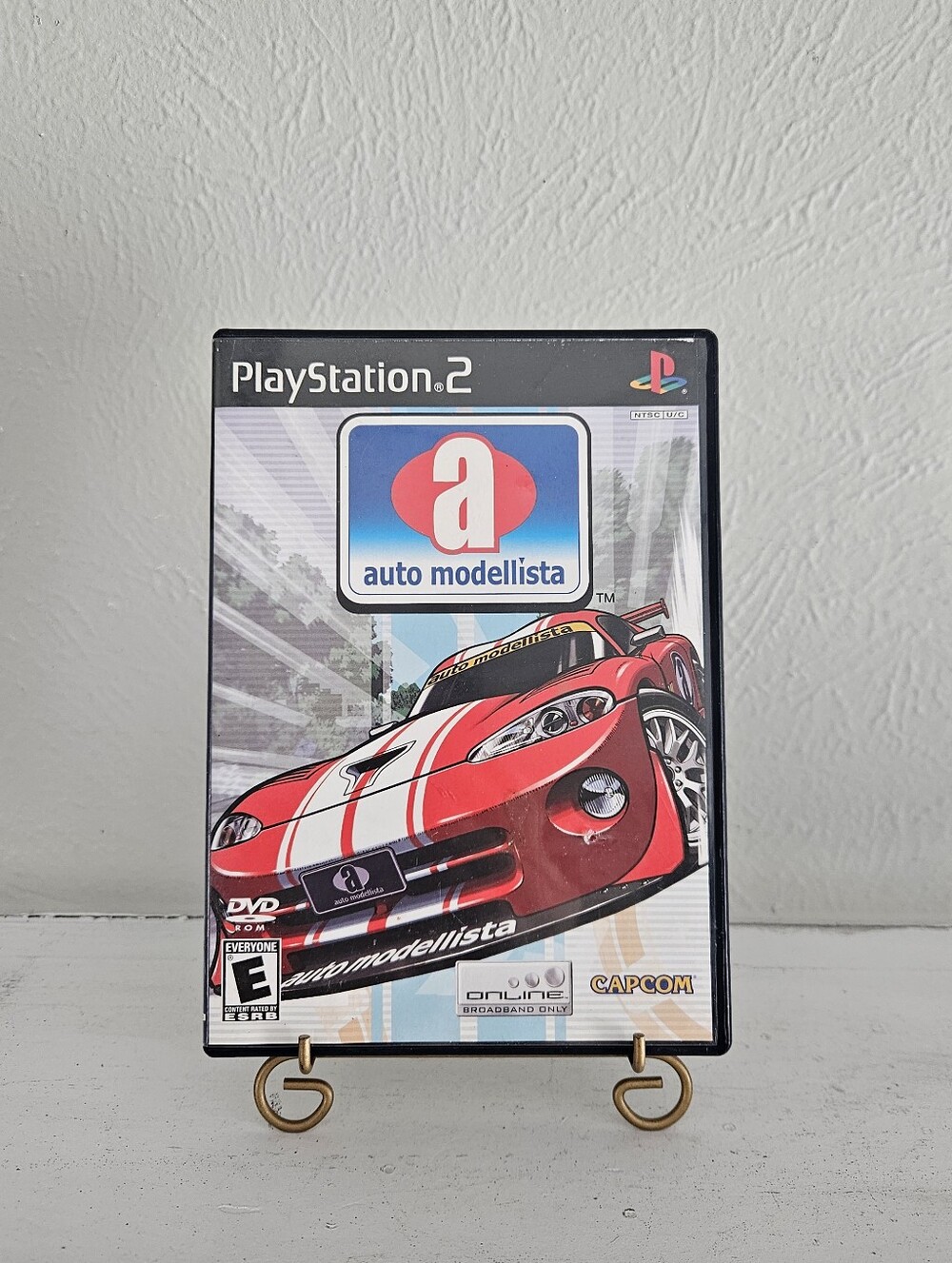Vintage Capcom Auto Modellista For Playstation 2- With Case, Cover And Manual